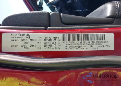 2018 Jeep Grand Cherokee Altitude 4X2 from USA, damaged, VIN 1C4RJEAGXJC429398